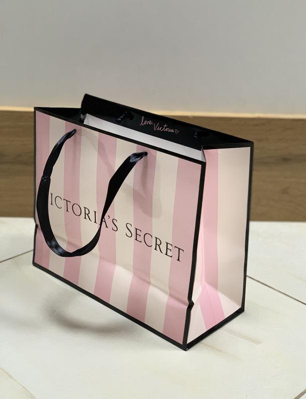 Брендовые бумажные пакеты (размер l) victoria’s secret виктория сикрет ...