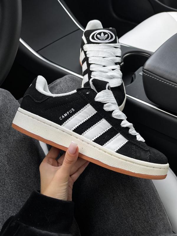Adidas campus black suede 2025