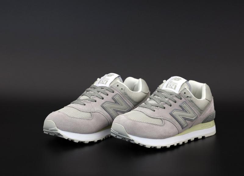 new balance 574 grey white