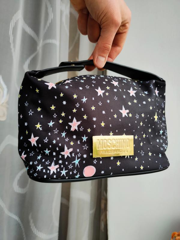 Moschino cosmetic bag deals