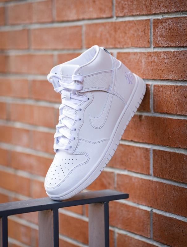 Оригінал nike dunk high pick up високі кросівки найк данки білі — ціна ...