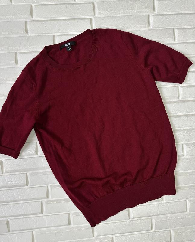 Uniqlo шерстяна футболка кофта светр — цена 335 грн в каталоге Футболки ...