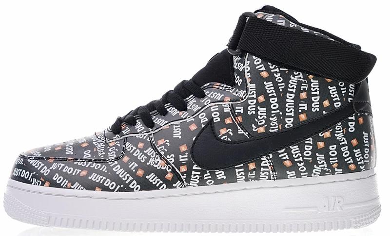 nike air force 1 high just do it pack black