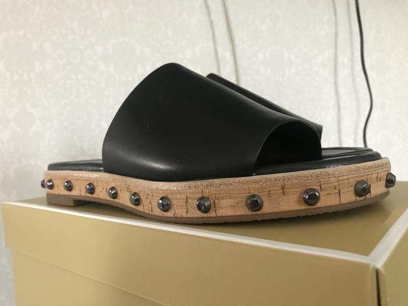 ellen leather slide sandal