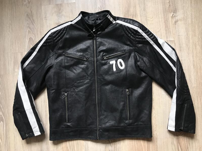 Мужская кожаная куртка clockhouse m Clockhouse, цена - 1843 грн, #34648623, купить по доступной цене | Украина - Шафа