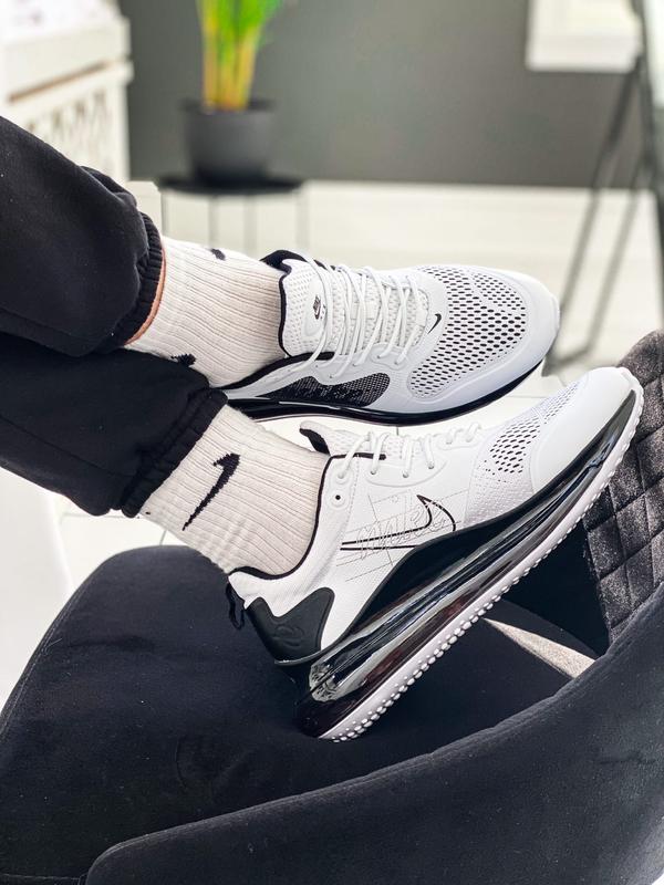 Nike air max 720 2020 "black/white" мужские кроссовки найк аир макс 720  черно белые — цена 1699 грн в каталоге Кроссовки ✓ Купить мужские вещи по  доступной цене на Шафе | Украина #34723772