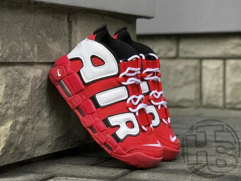 nike air more uptempo university red black white