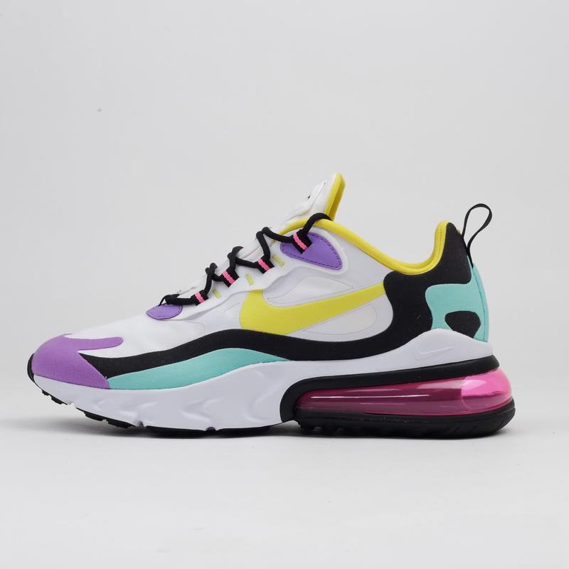 Кроссовки женские nike air max 270 react, белые, найк аир макс, реакт ...