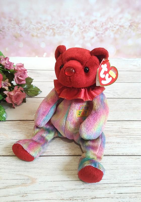 ty july birthday bear beanie baby