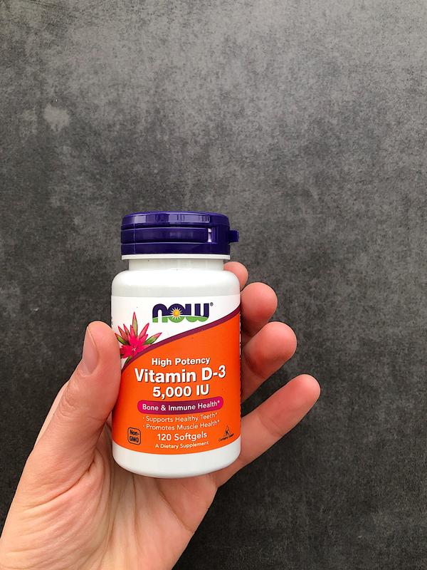 Now foods, высокоэффективный витамин d3, 125 мкг, 5000 мо, 120 капсул ...