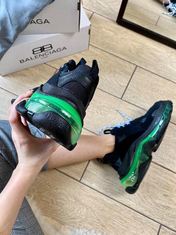 Баленсиага Triple s Clear sole Black