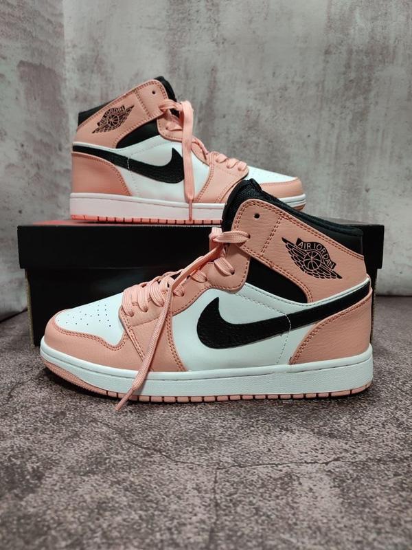 Nike air jordan 1 retro high pink white 1490 138697681