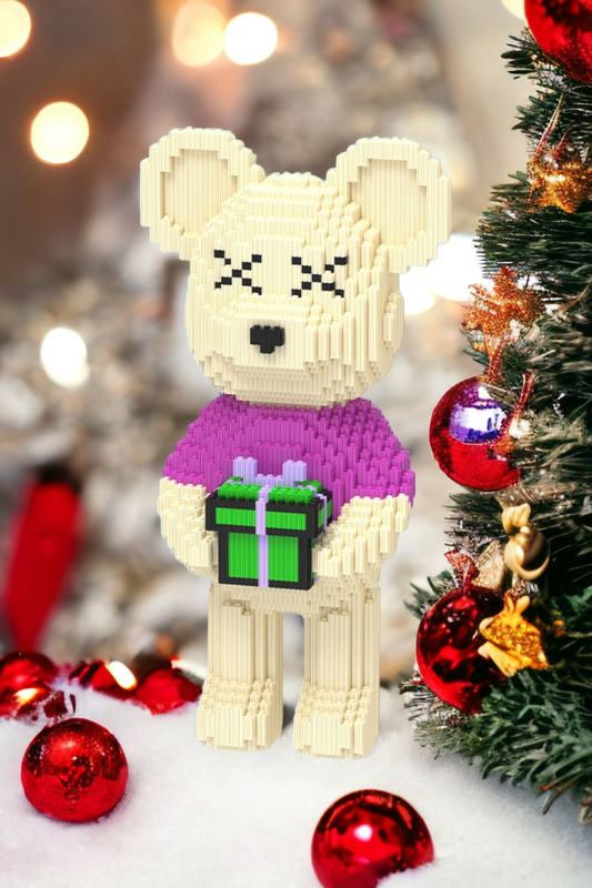 Конструктор magic blocks в виде мишки bearbrick, лего, lego — цена 599 ...