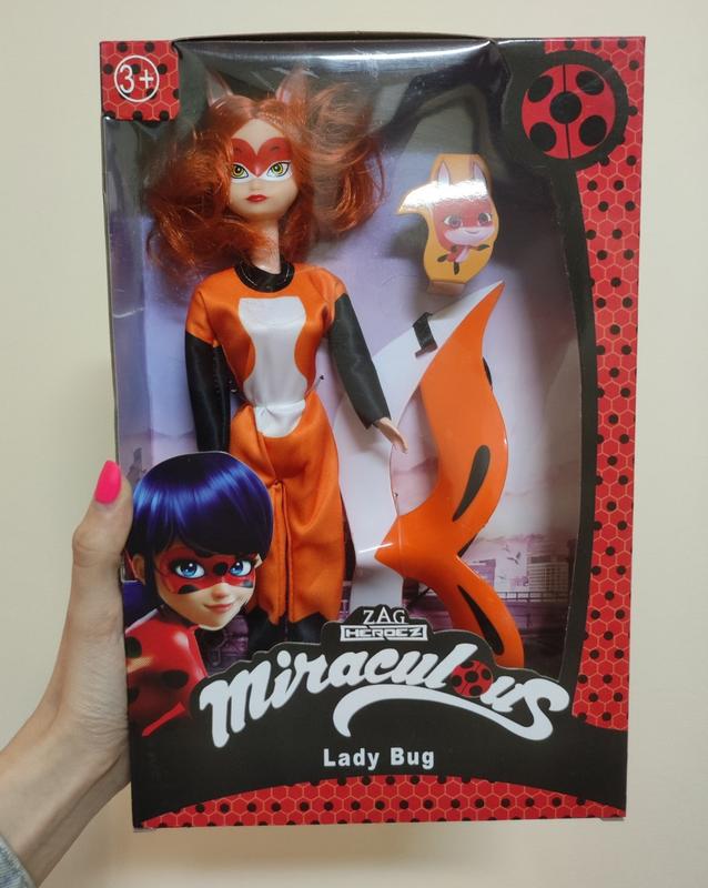 Лялька ріна руж маска леді лисичка алья сезер із мультфільму леді баг ...