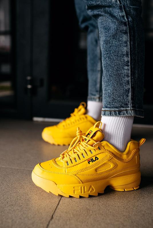 Fila 2024 disruptor yellow