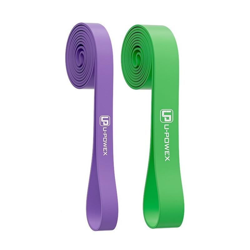 Гумові петлі для тренувань u-powex up_1072 power band набір 2шт. purple ...