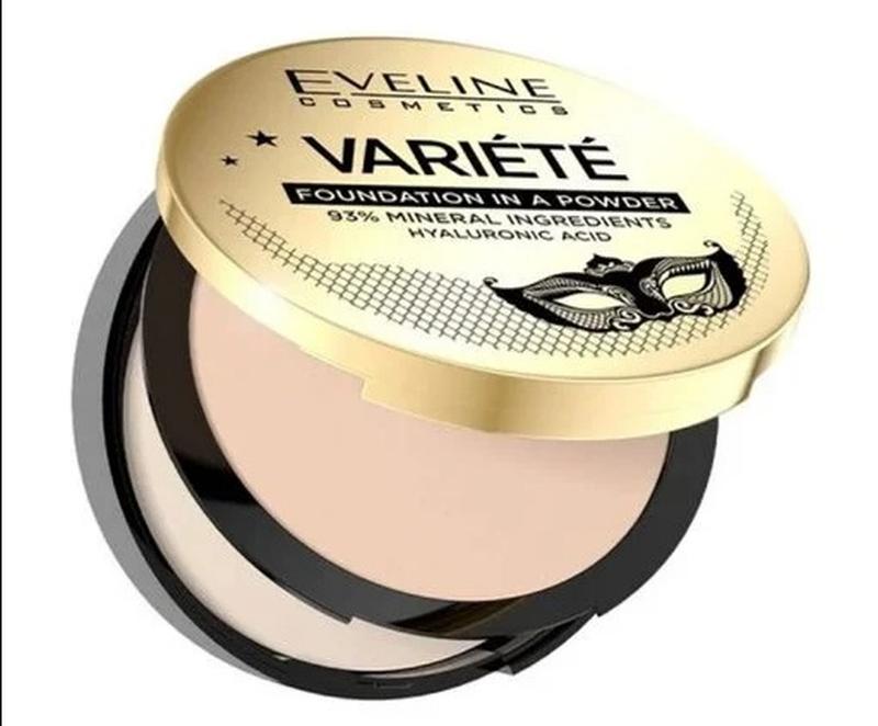 Минеральная компактная пудра для лица eveline cosmetics variete 01 ...