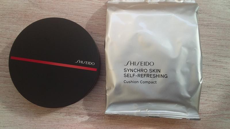 Тональный кушон shiseido synchro skin self-refreshing cushion compact ...