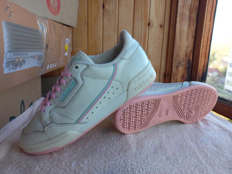 Adidas continental white true pink hotsell