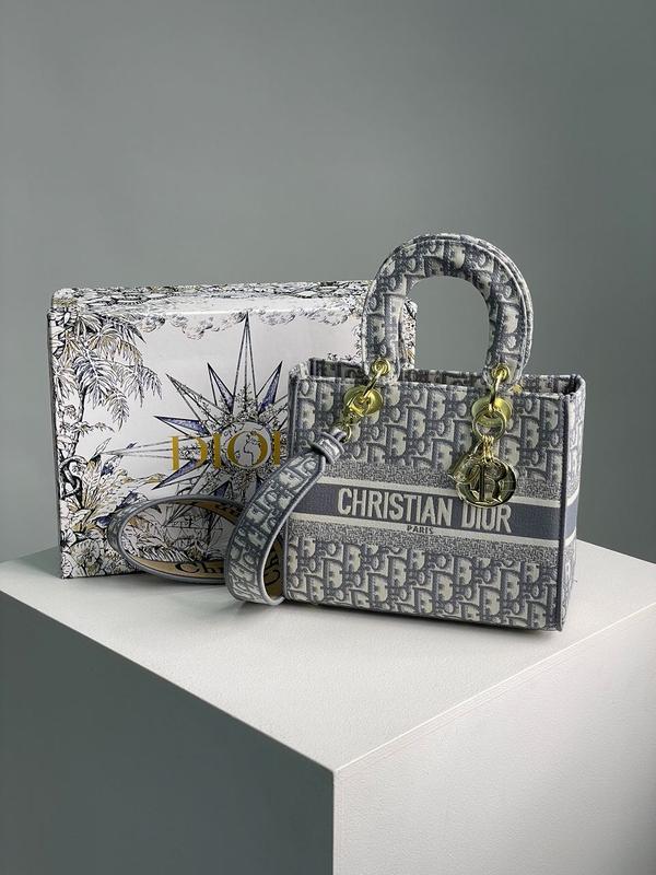 Urban dior medium lady d lite bag grey 3050 139777568 Shooping Bag Atelier VG 01