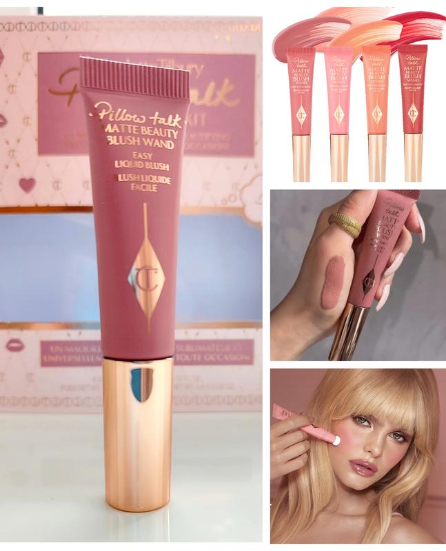 Кремовые матовые румяна charlotte tilbury pillow talk matte beauty ...