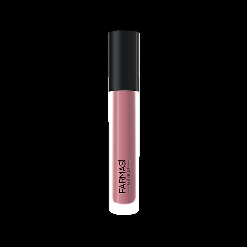 Жидкая матовая помада для губ 01 розовый мусс make up farmasi — цена ...