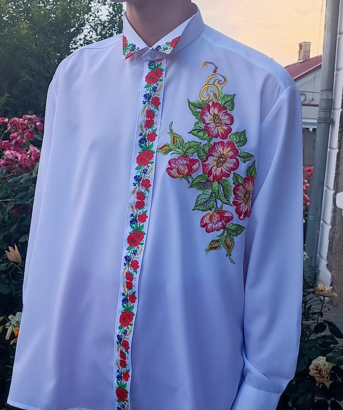 Рубашки для мужчин украинский стиль — цена 300 грн в каталоге Вышиванки ...