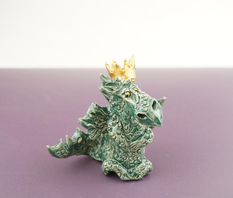 Статуэтка дракона символ 2024 сувенир дракон король dragon statuette ...