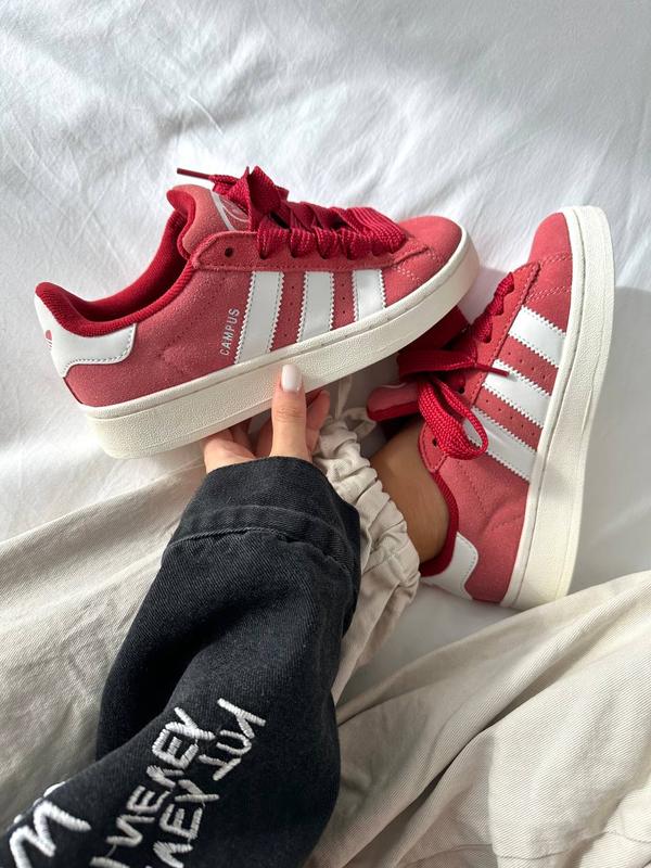 adidas campus red white 2370 140355487