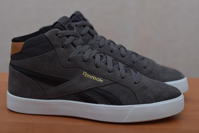 Серые высокие замшевые кроссовки, кеды reebok royal complete 2ms. 40-41  размер. оригинал — ціна 800 грн у каталозі Кросівки ✓ Купити чоловічі речі  за доступною ціною на Шафі | Україна #36004760