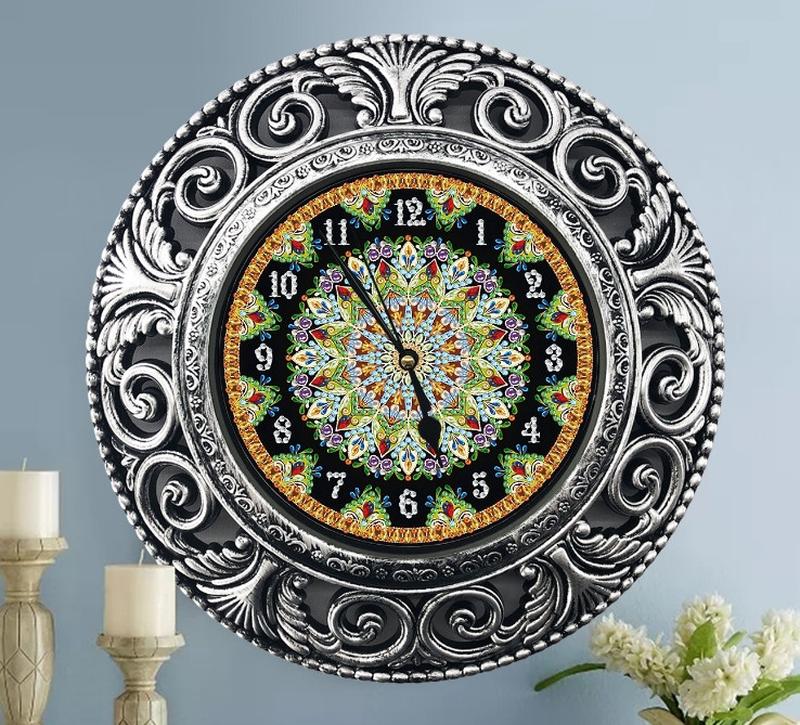 Часы - алмазная мозаика 