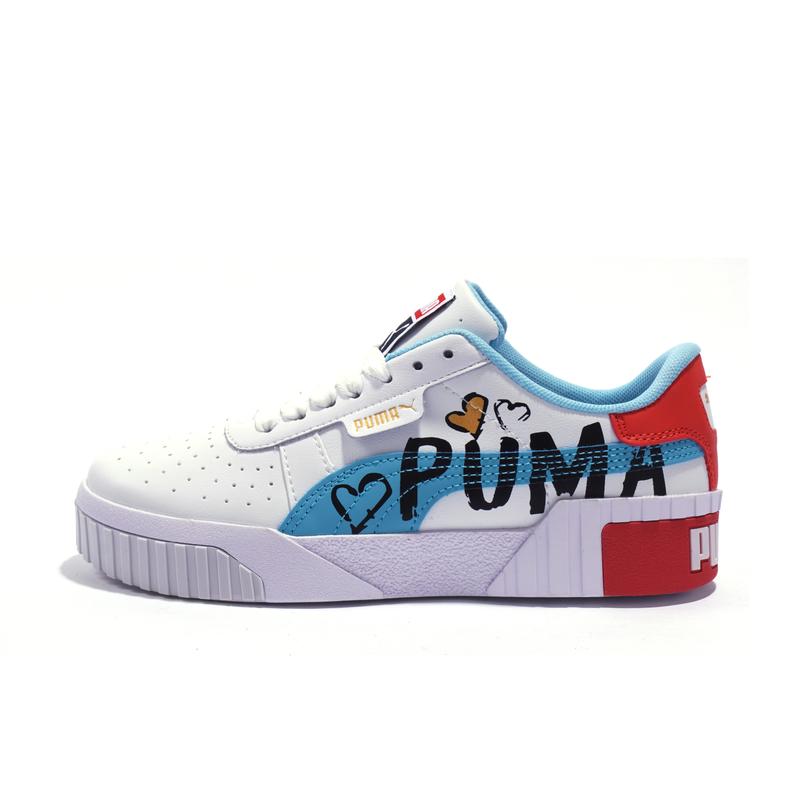 Кроссовки женские puma cali, белые (пума кали, кросівки, женская обувь ...