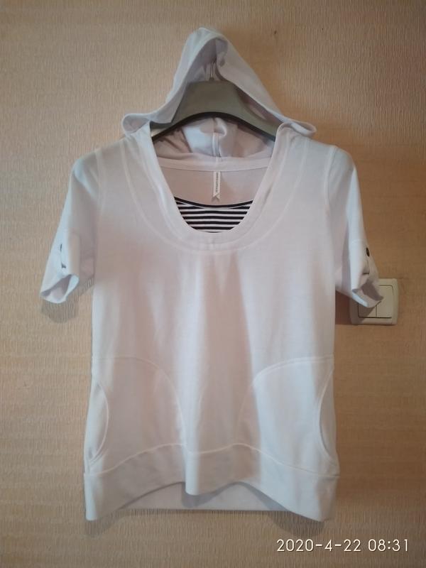 Летняя футболка с карманами и капюшоном. Marks & Spencer, цена - 80 грн, #36366926, купить по доступной цене | Украина - Шафа