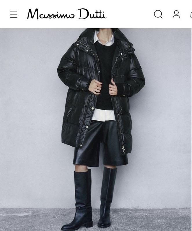Пуховик зимова куртка massimo dutti — ціна 5500 грн у каталозі Пуховики ...