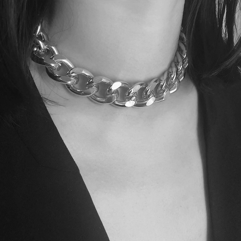 Цепь крупная цепочка колье ожерелье под серебро новая Honey Fashion Accessories, цена - 158 грн, #36533543, купить по доступной цене | Украина - Шафа