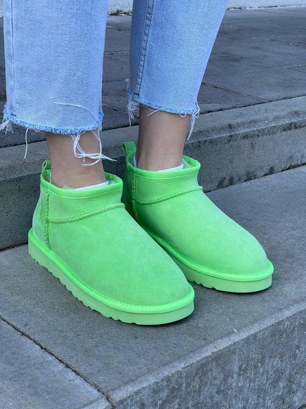 ugg classic ultra mini parakeet green 3600 140965160
