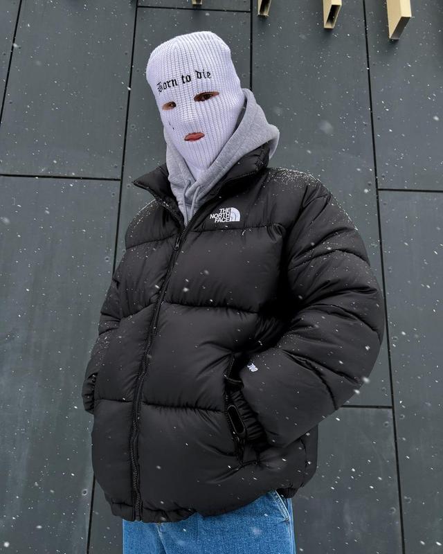 Мужская зимняя куртка the north face оверсайз черная до -30*с пуховик ...