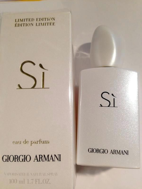 armani si white limited edition