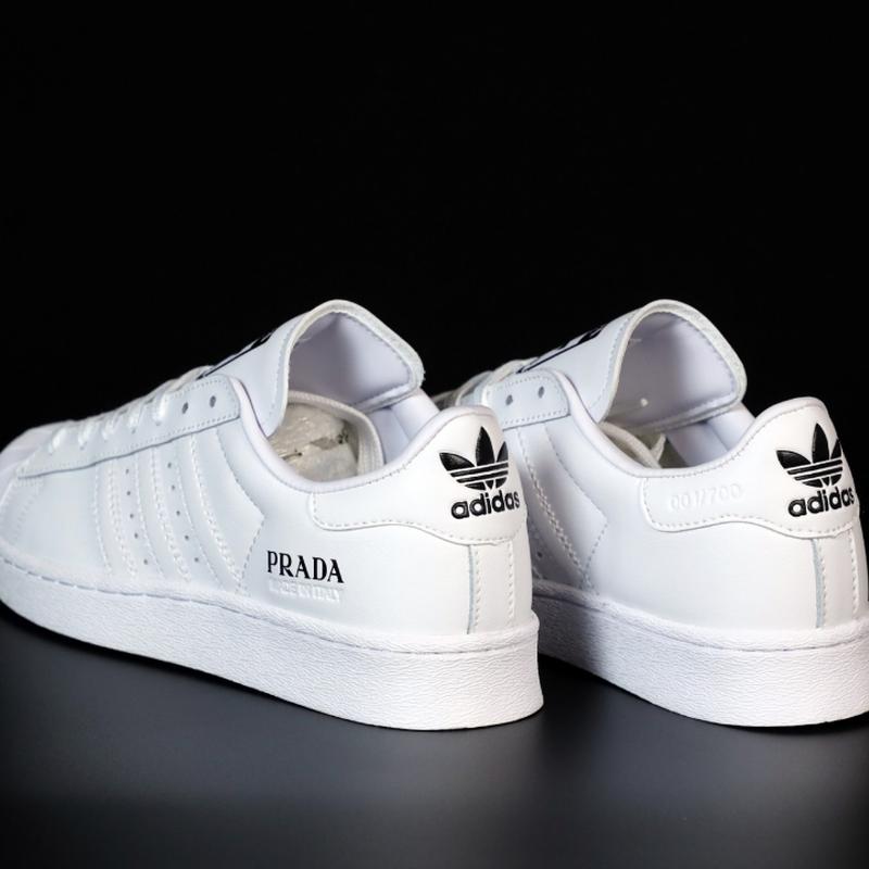 Женские шикарные кроссовки adidas stan smith prada / адидас & прада  натуральная кожа — цена 1550 грн в каталоге Кроссовки ✓ Купить женские вещи  по доступной цене на Шафе | Украина #36841708