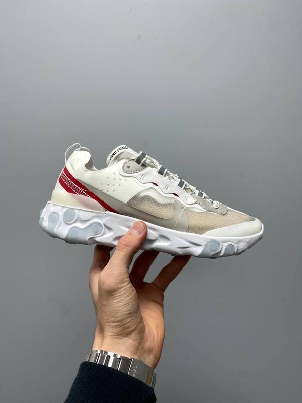 Nike react cheap 87 white