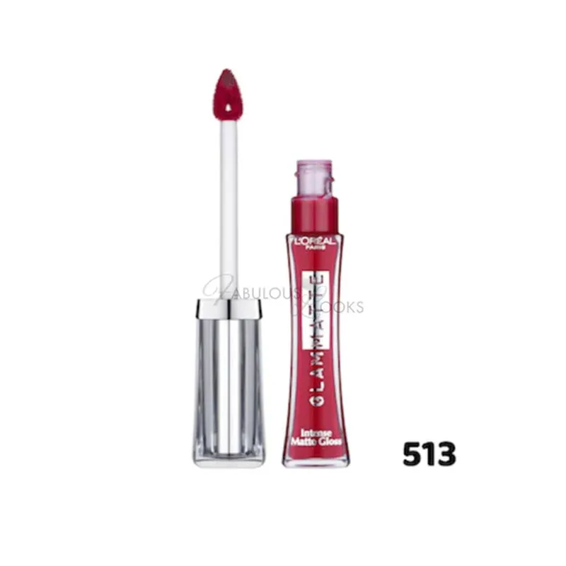 Шикарный матовый блеск для губ l'oreal paris glam matte intense gloss ...