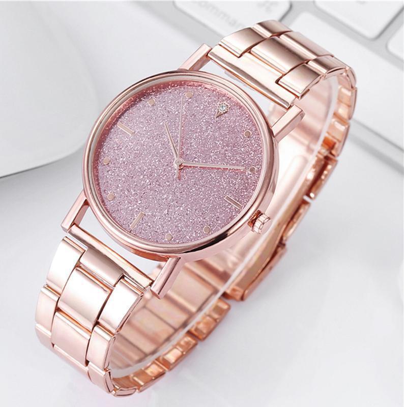 Часы наручные женские металлические цвета розового золота годинник ...