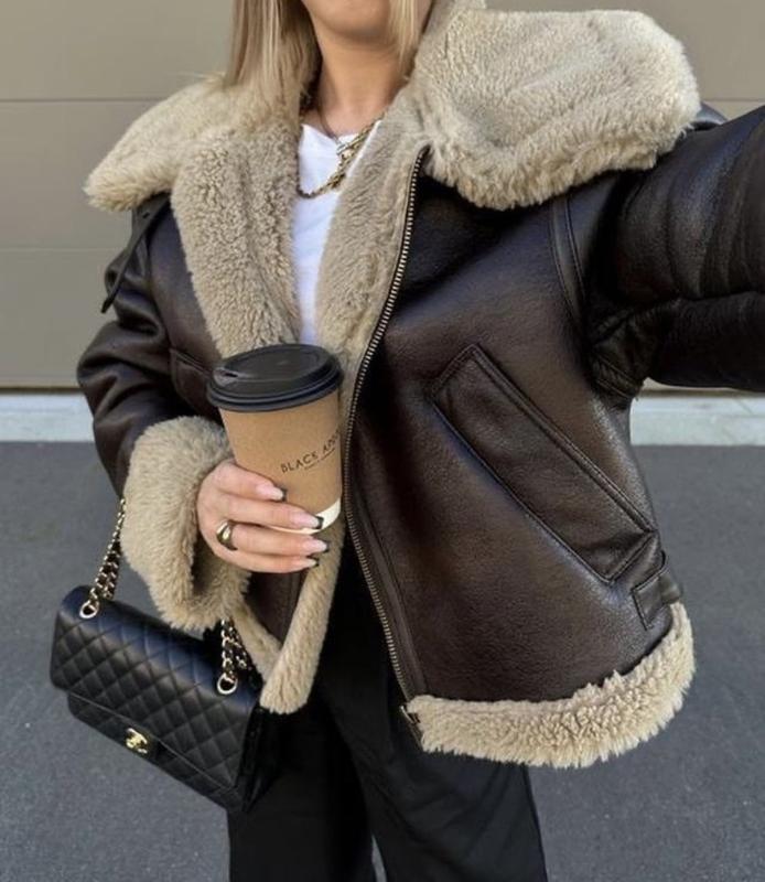 Дубленка новая дубленка дубленка zara новая коричневая короткая с мехом ...