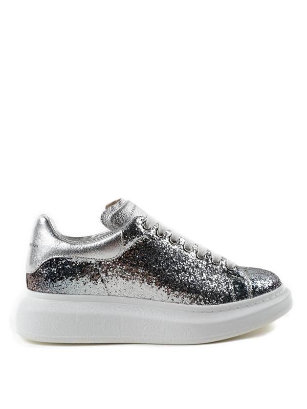 Кроссовки женские alexander mcqueen, серые (александр маккуин, маквин ...