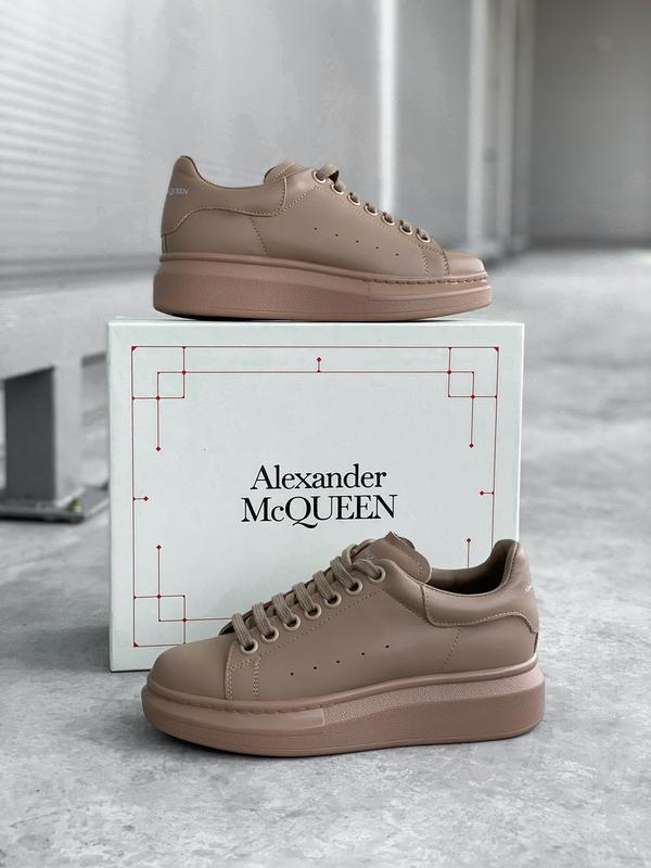 Кроссовки женские alexander mcqueen коричневые (александр маккуин ...