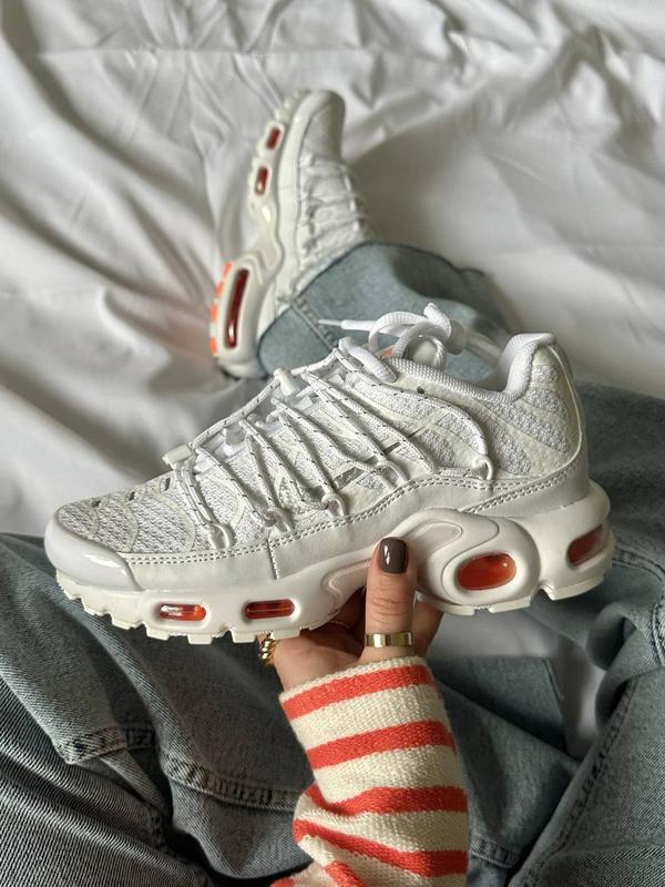 Nike air max tn cheap white orange