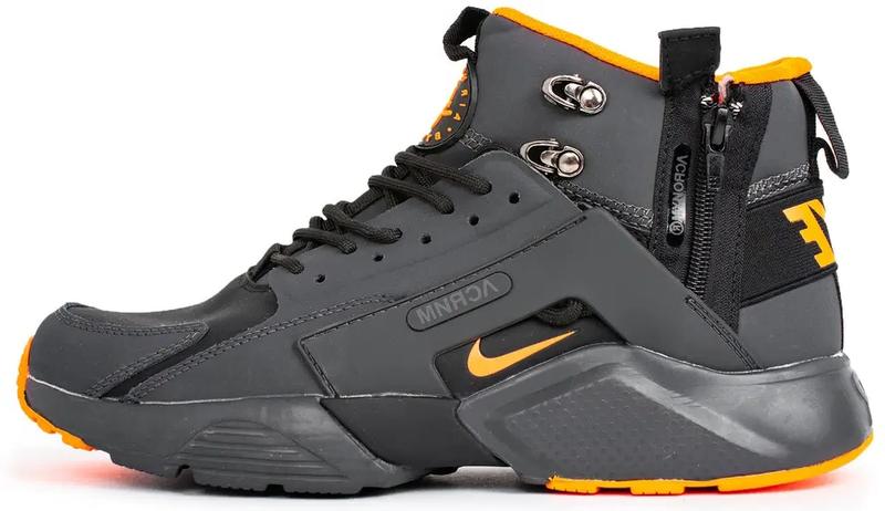 acronym x nike air huarache city mid black