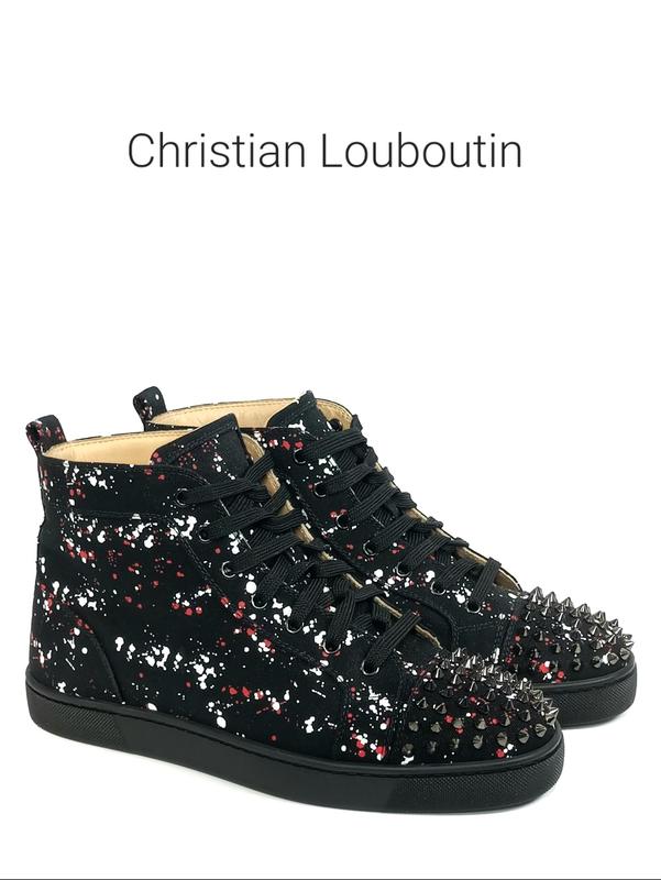 Louboutin black high top on sale