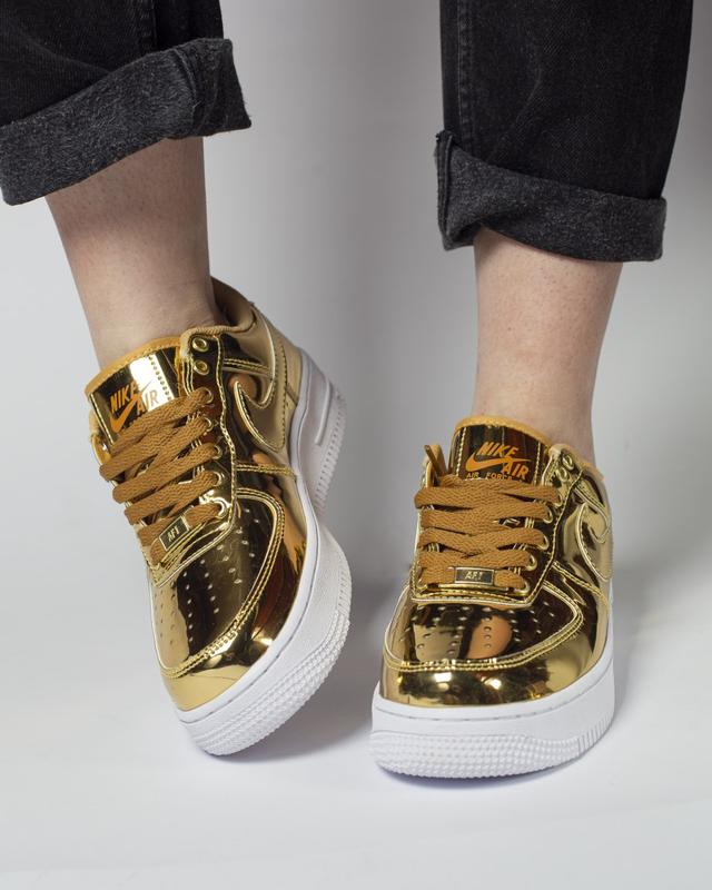 Nike air force 1 low metallic gold new arrivals
