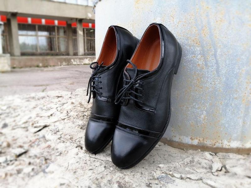 Мужские кожаные туфли броги, класика . размеры 40-45 рр — цена 1290 грн ...